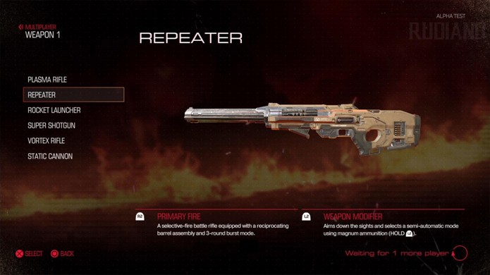 O Repeater dispara 3 vezes em sequência e é exclusiva do multiplayer do novo Doom (Foto: Reprodução/VG247)