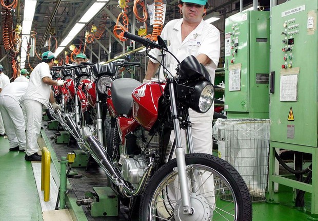 indústria, produção industrial, pib, moto, honda, trabalho, fábrica (Foto: Agência Brasil)