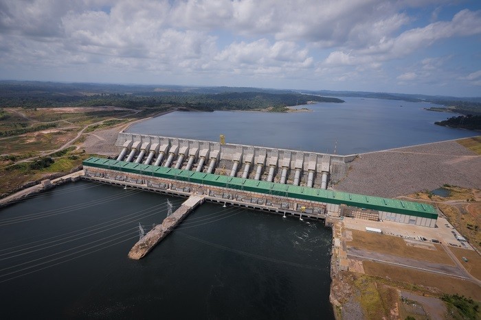 Megabarragem da Usina Hidrelétrica de Belo Monte na Amazônia  (Foto: runo Batista/ VPR)