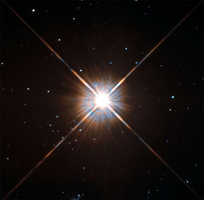 Imagem de Proxima Centauri captada pelo Hubble (Foto: Hubble/NASA)