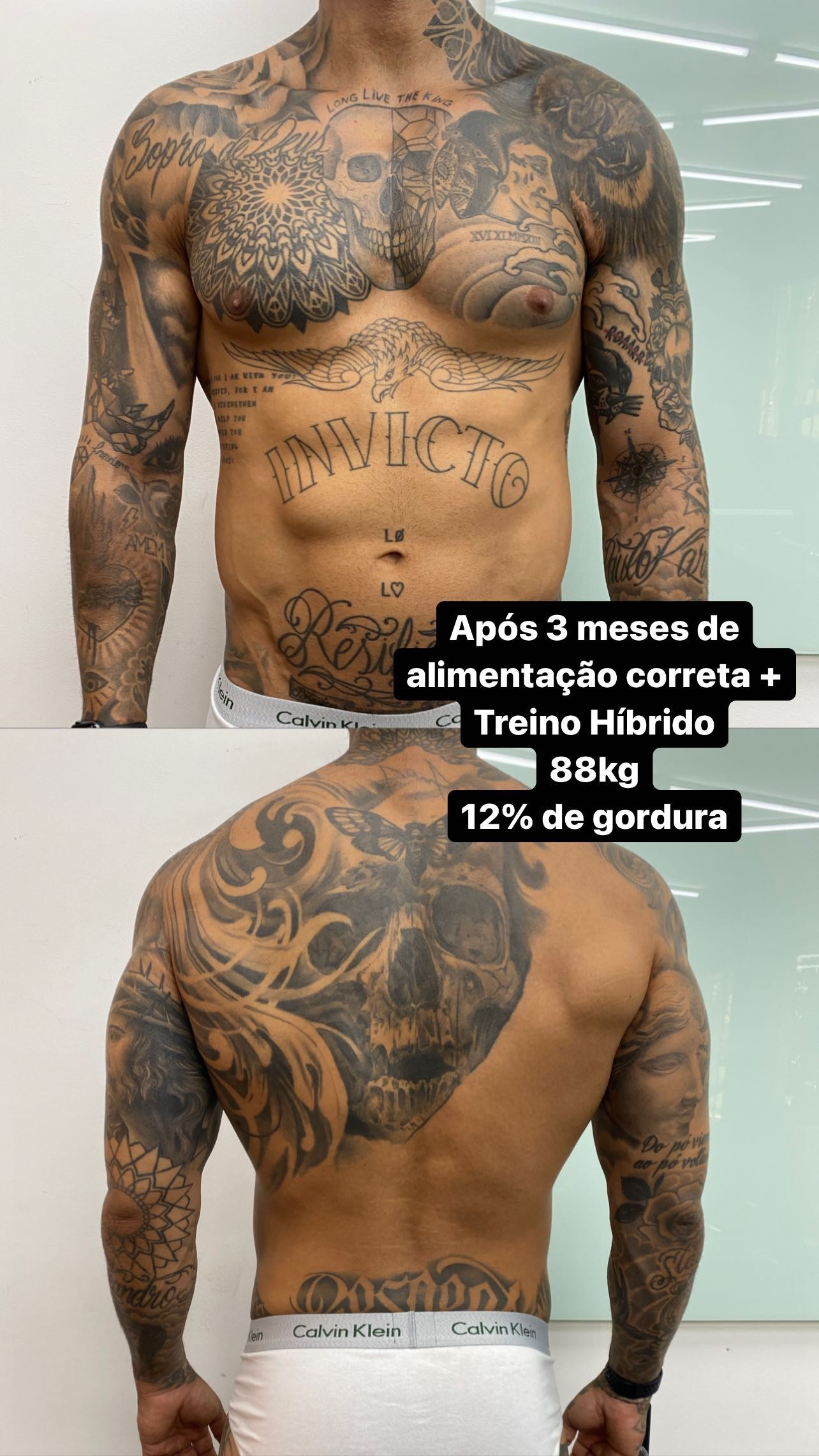 Lucas Lucco mostra mudanças no corpo após alimentação e treinos (Foto: Reprodução/Instagram)