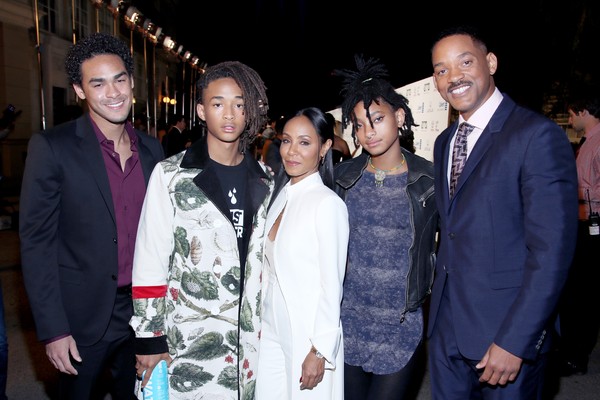 Jada Pinkett Smith, Will Smith e seus filhos (Foto: Getty Images)