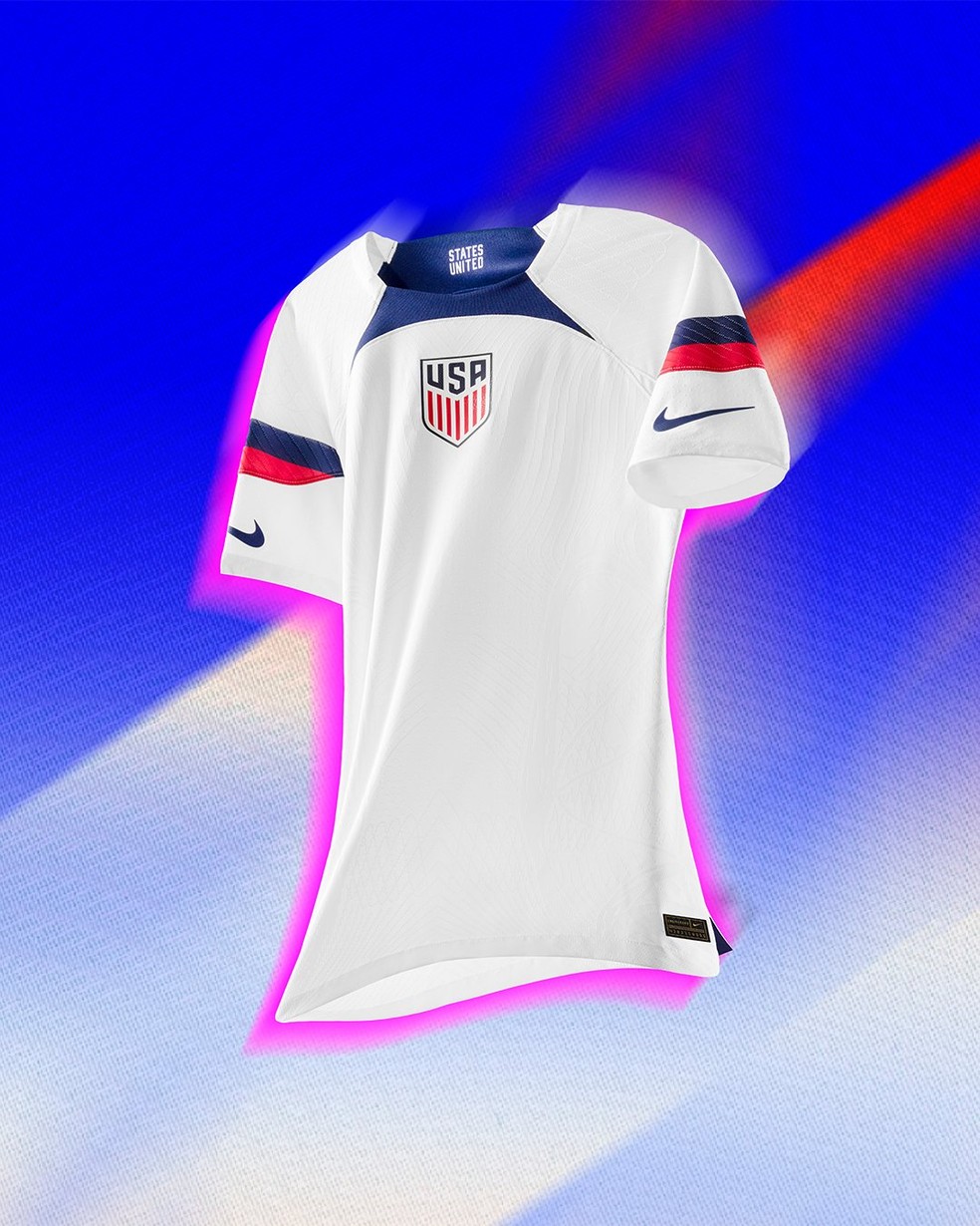 Estados Unidos uniforme Copa do Mundo 2022 — Foto: Divulgação