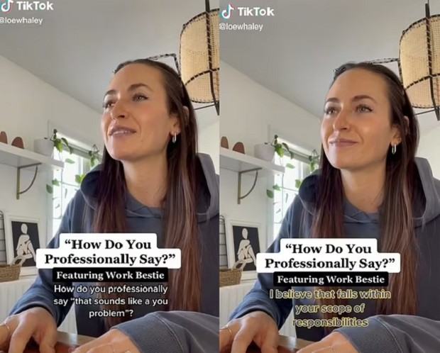 Laura Whaley, de 27 anos, dá dicas profissionais no TikTok (Foto: Reprodução/TikTok)