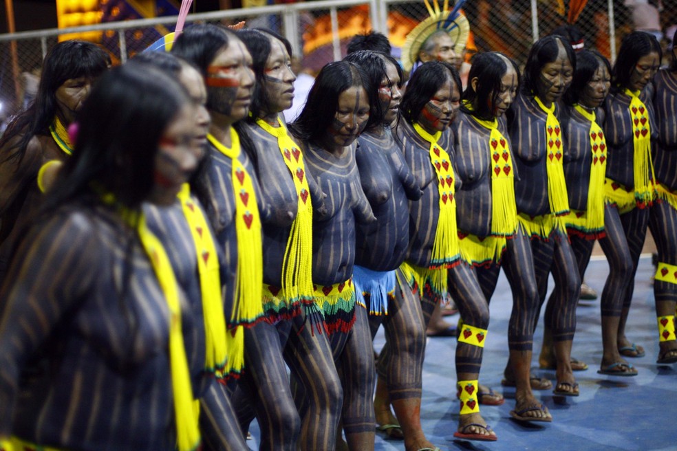 O crescimento da representação feminina nas comunidades indígenas é uma das pautas levantadas pelos movimentos sociais junto à Organização das Nações Unidas (ONU) (Foto: Thiago Gomes/Agência Pará)