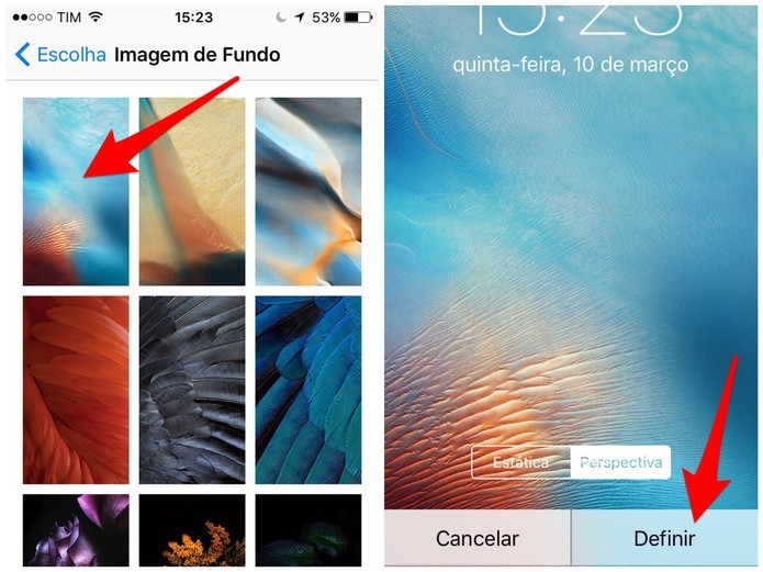 Iphone 5s Como Mudar O Papel De Parede Dicas E Tutoriais Techtudo Você também pode enviar suas próprias imagens ou vídeos como plano de fundo virtual. iphone 5s como mudar o papel de parede