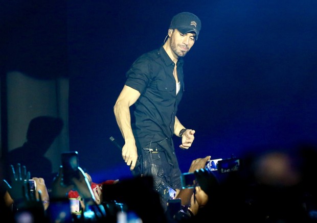 Enrique Iglesias actúa en São Paulo (Foto: Manuela Scarpa/Brazil News​)