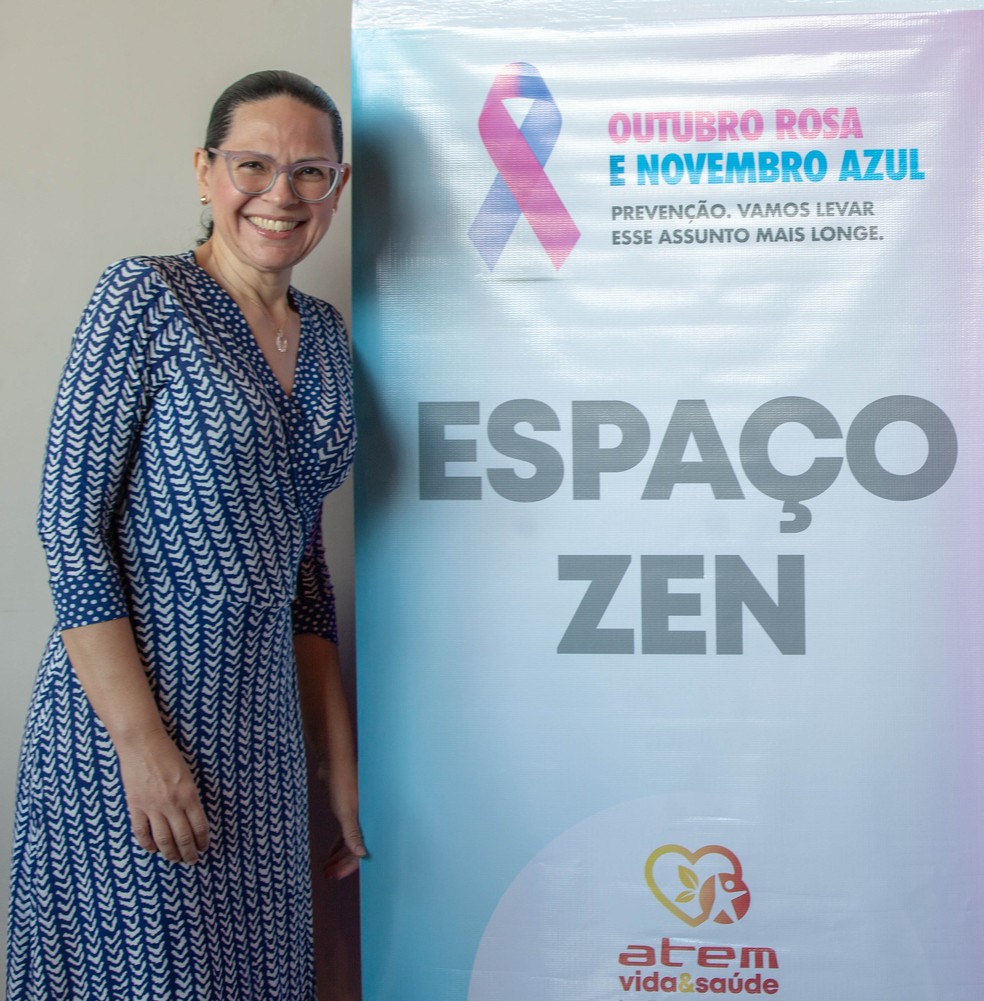 COORDENAÇÃO - A psicóloga Tatiana Nogueira coordena o programa Atem Vida e Saúde. — Foto: Arquivo