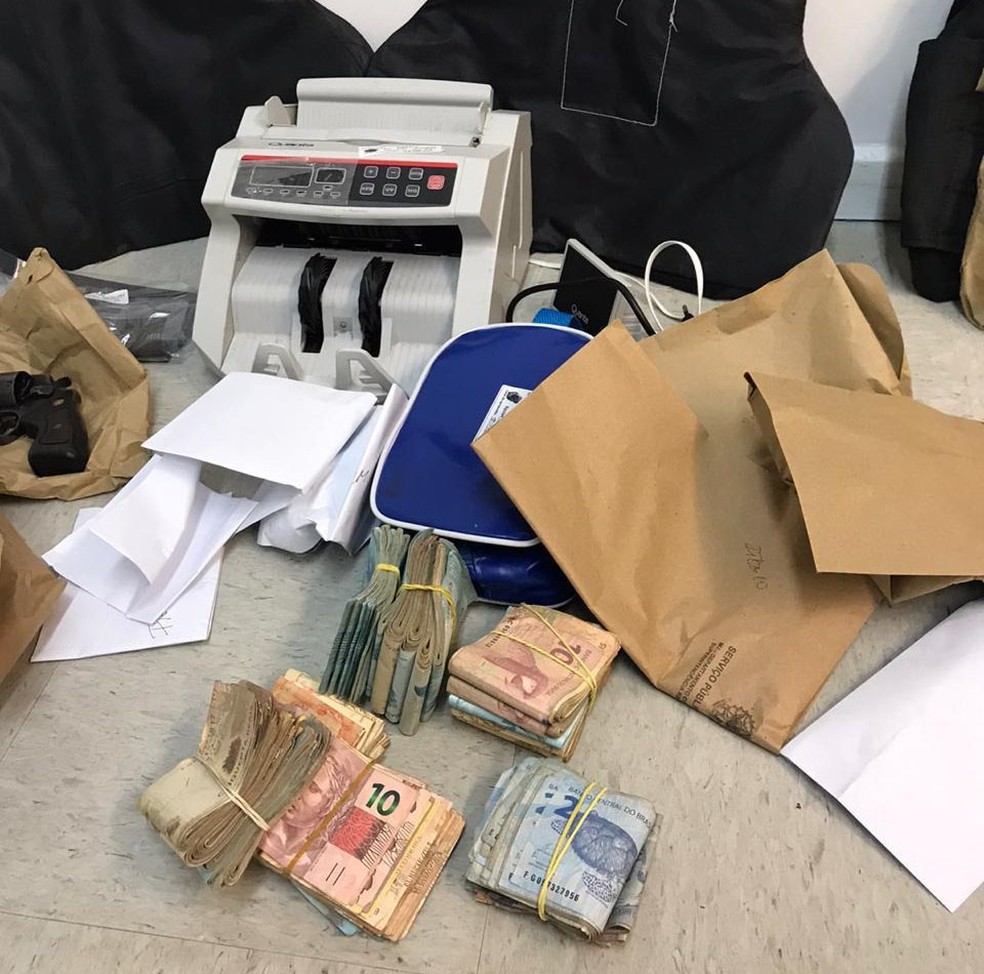 Opera&ccedil;&atilde;o da PF para desarticular organiza&ccedil;&atilde;o de tr&aacute;fico internacional de droga &eacute; realizada na Bahia e Goi&aacute;s. &mdash; Foto: PF / Divulga&ccedil;&atilde;o