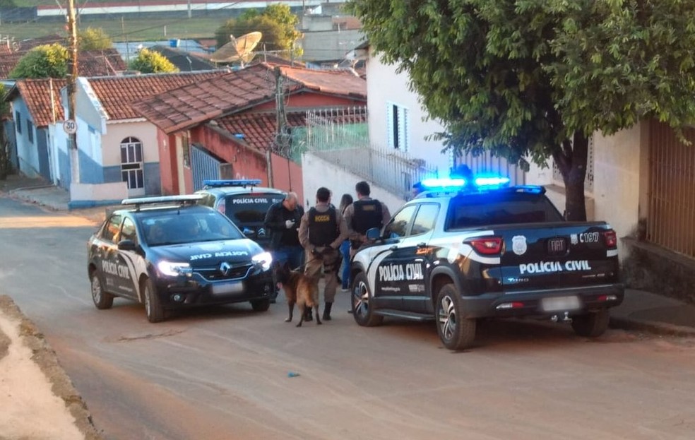 Operação Babilônia busca desarticular grupos que se associaram no tráfico de drogas em Patos de Minas — Foto: Paulo Barbosa/g1 