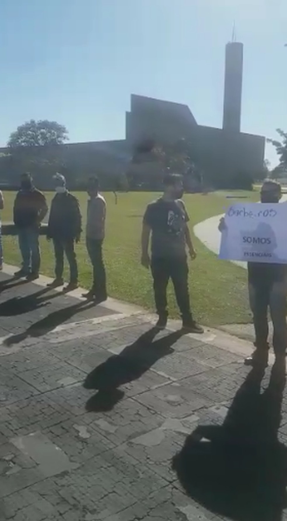 Cabeleireiros e barbeiros fazem manifesta&ccedil;&atilde;o em Sorocaba &mdash; Foto: Divulga&ccedil;&atilde;o