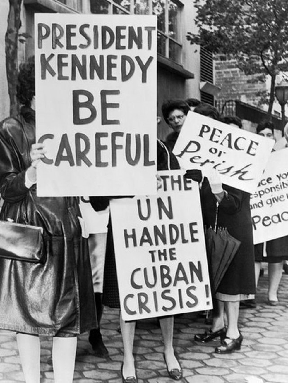 A crise dos mísseis em 1962 levou o mundo à beira da Terceira Guerra Mundial — Foto: Getty Images/Via BBC