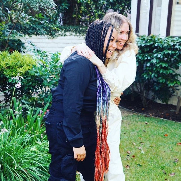 Raven-Symoné e a mulher, Miranda Pearman-Maday (Foto: Reprodução/Instagram)
