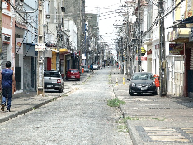 Comércio fecha as portas em São Luís (MA) no feriado desta quareta-feira (29) (Foto: De Jesus/O Estado/Arquivo)
