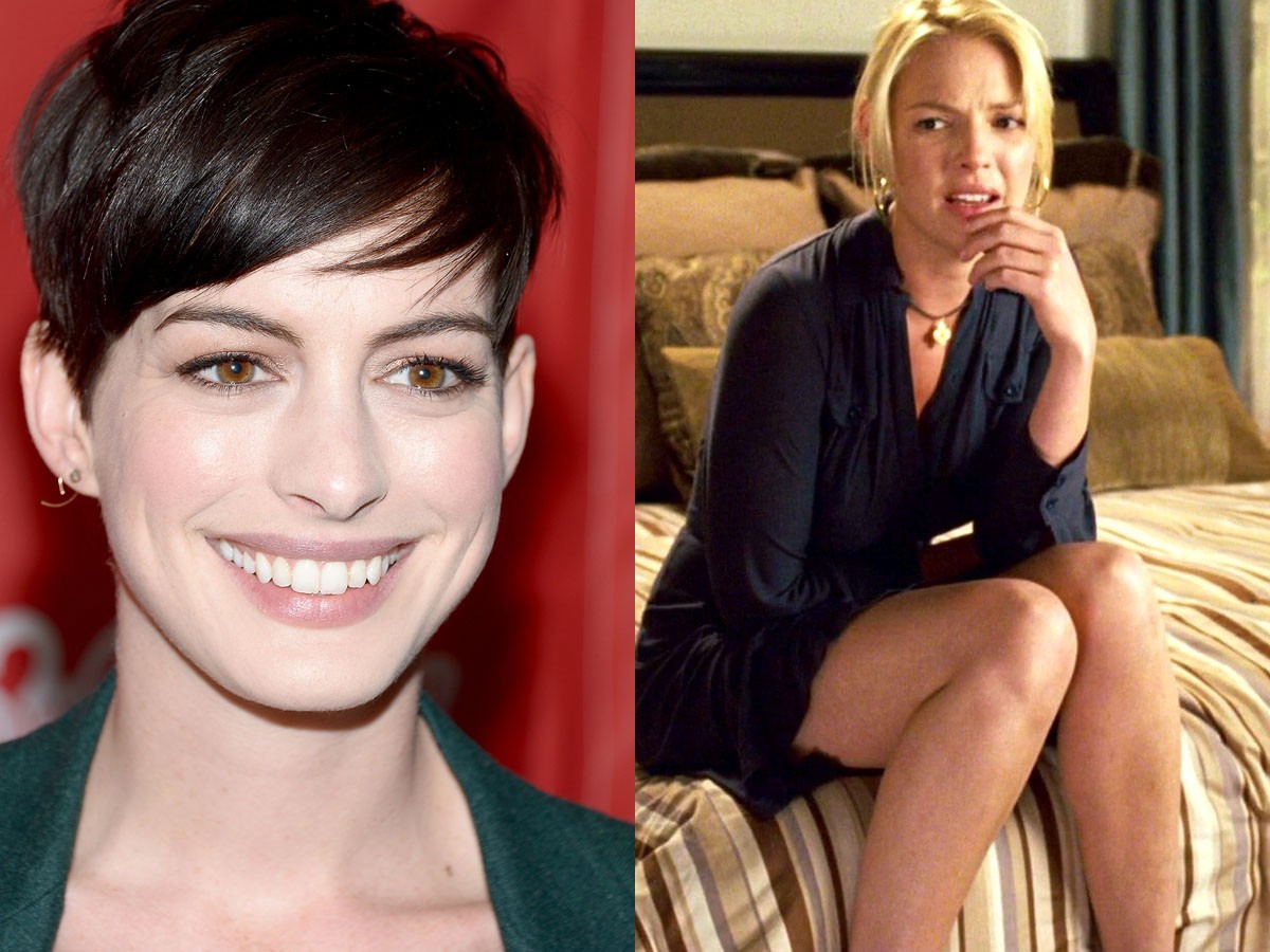 Anne Hathaway e Katherine Heigl (Foto: Getty Images)