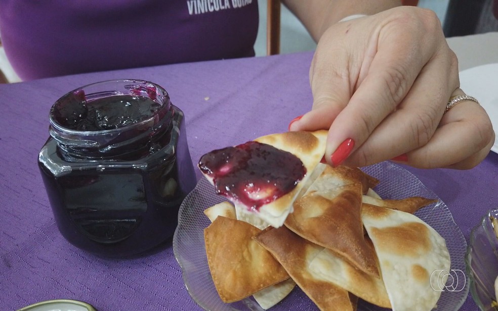 Geleia de uva tem uma preparação simples — Foto: Reprodução / TV Anhanguera