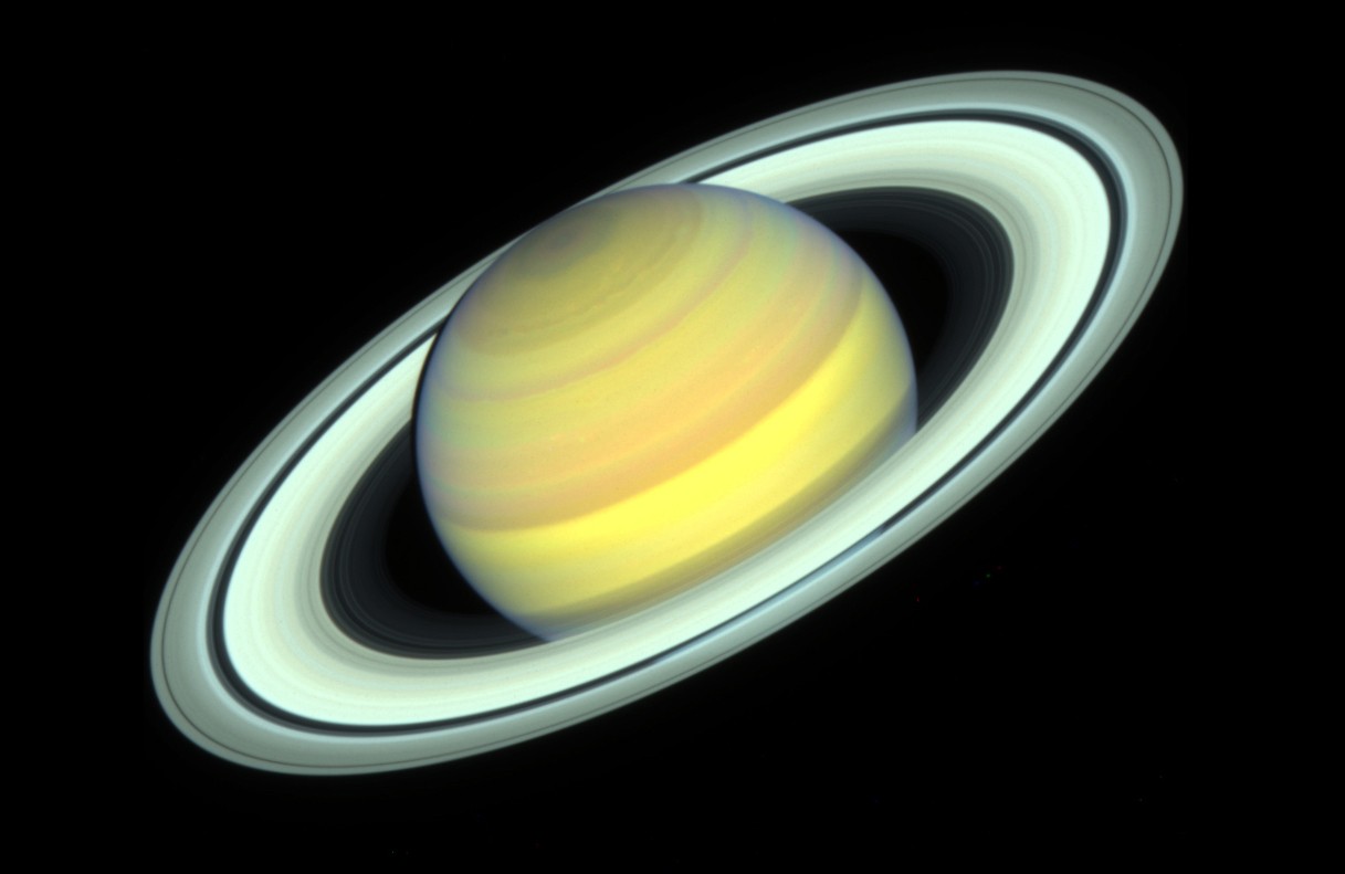Foto de Saturno capturada pelo telescópio Hubble em 2019 (Foto: NASA/ESA/STScI/A. Simon/R. Roth)