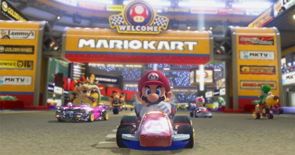 Carro de corrida Luigi Nintendo Mario Kart 8