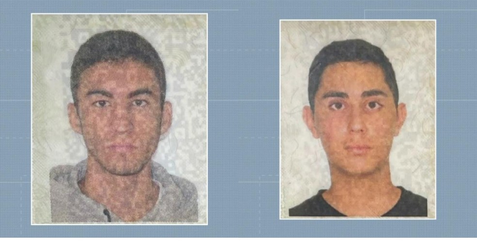 João Vitor Camargo Battagin (à esquerda) e João Paulo Souza Massagardi — Foto: Reprodução/EPTV