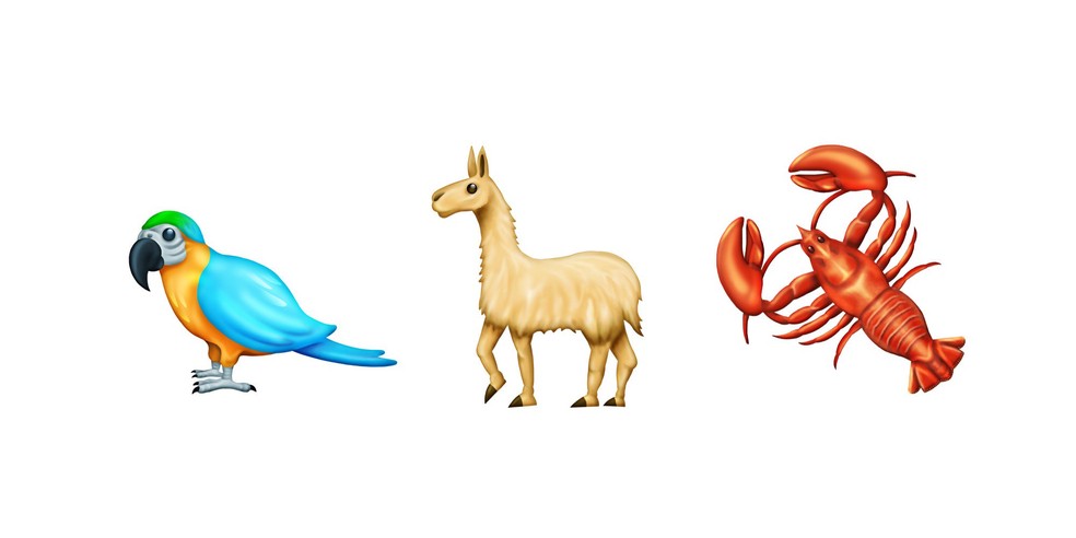 Arara, lhama e lagosta receberão emojis (Foto: Reprodução/Emojipedia)
