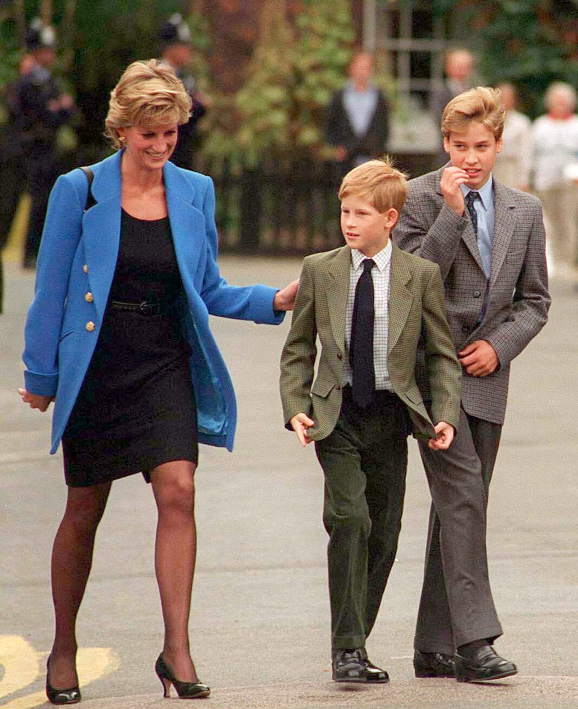 Princesa Diana, Príncipe Harry e Príncipe William (Foto: Getty Images)