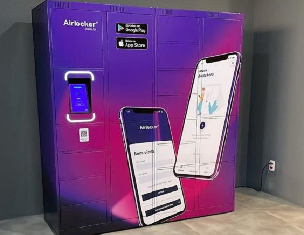 Airlocker: rede de armários modulares inteligentes quer crescer em estações de metrô (Foto: Divulgação)