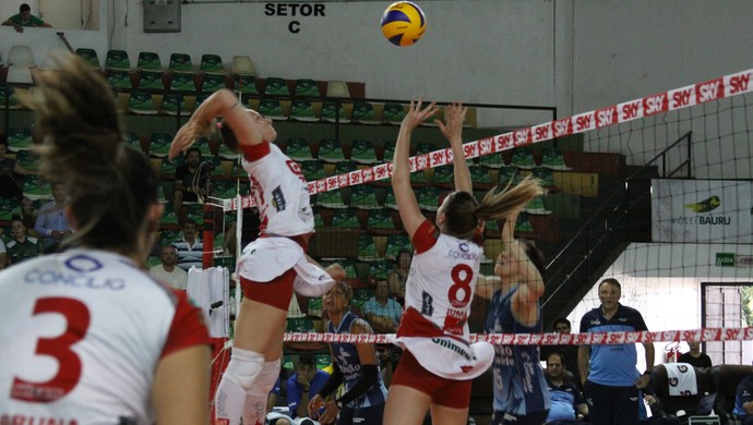 Bauru x São Caetano (Foto: Neide Carlos / Genter Vôlei Bauru)