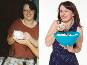 Para perder peso, Márcia não deixou de comer as coisas que gosta, mas faz isso com moderação (Foto: Arquivo Pessoal)