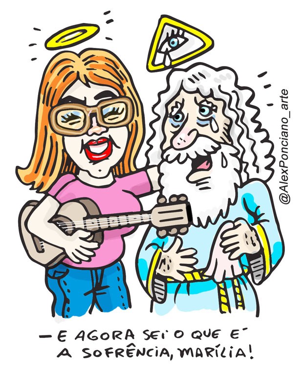 Marília Mendonça é homenageada por cartunistas de todo o Brasil (Foto: Alex Ponciano)