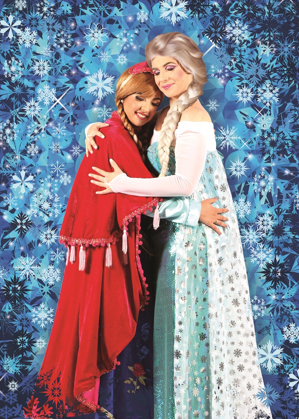 Anna e Elsa  — Foto: Paki Produções