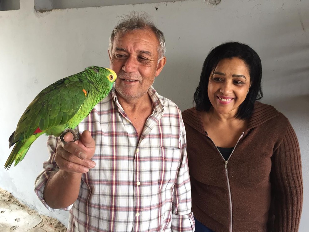 Após decisão da Justiça, Lourinha voltou ao convívio de família moradora de Presidente Prudente — Foto: Murilo Zara/TV Fronteira
