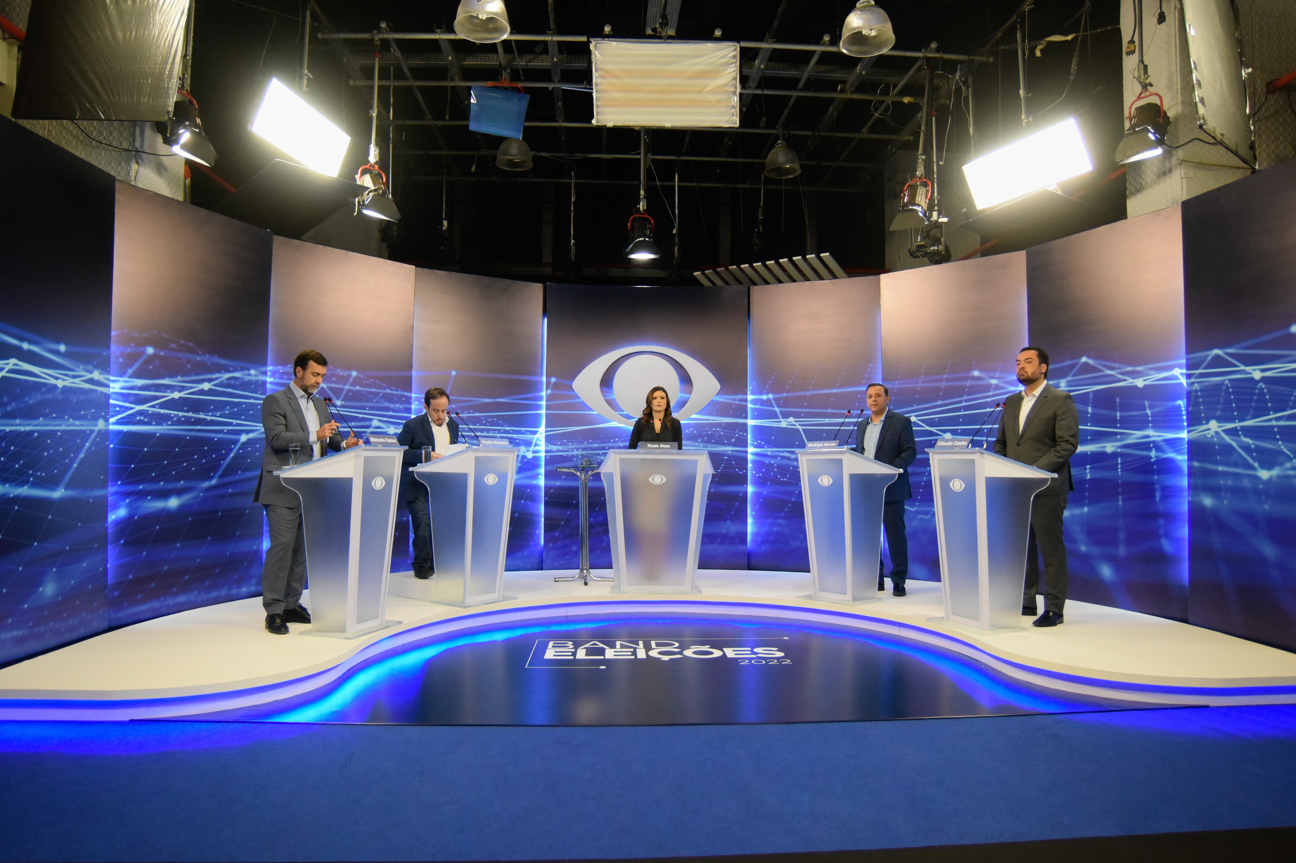 Primeiro debate ao Governo do RJ reúne quatro candidatos 
