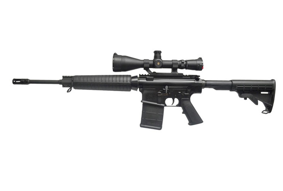 O Bope adquiriu 600 fuzis AR-10 que podem ser usados por atiradores designados — Foto: Reprodução