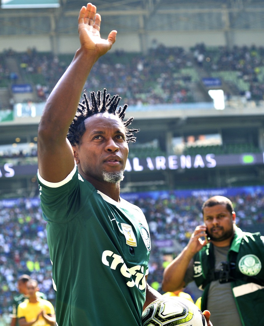 Ze Roberto Se Despede Do Futebol Com Craques E Festa Palmeirense Na Arena R10 Nao Aparece Palmeiras Ge