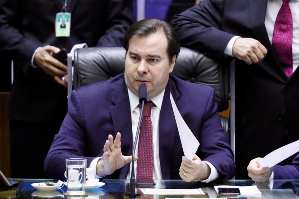 O presidente da CÃ¢mara, Rodrigo Maia (DEM-RJ) â€” Foto: Luis Macedo/CÃ¢mara dos Deputados