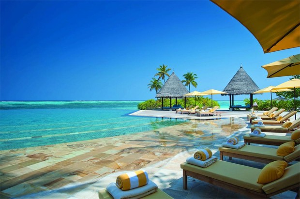 Hotel nas Ilhas Maldivas (Foto: Divulgação)