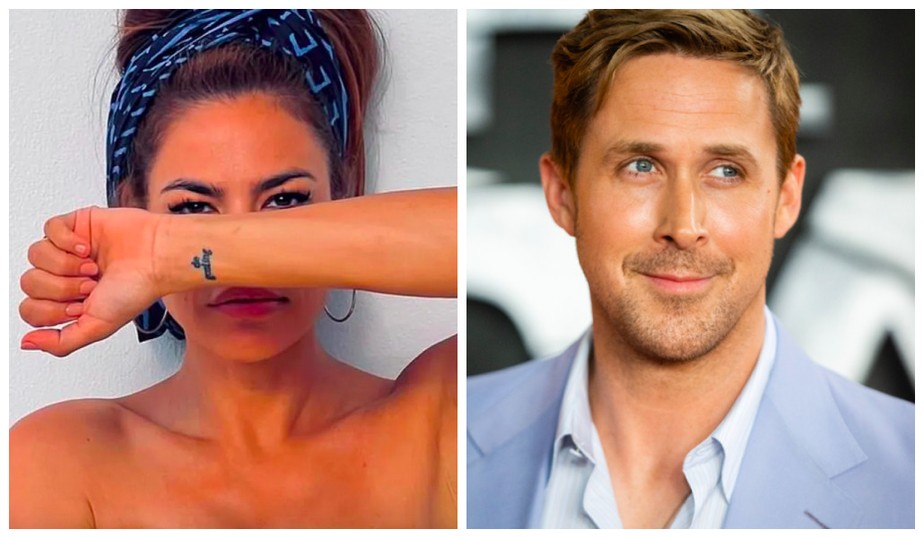 A tatuagem de Eva Mendes que fomentou boatos de um suposto casamento com Ryan Gosling