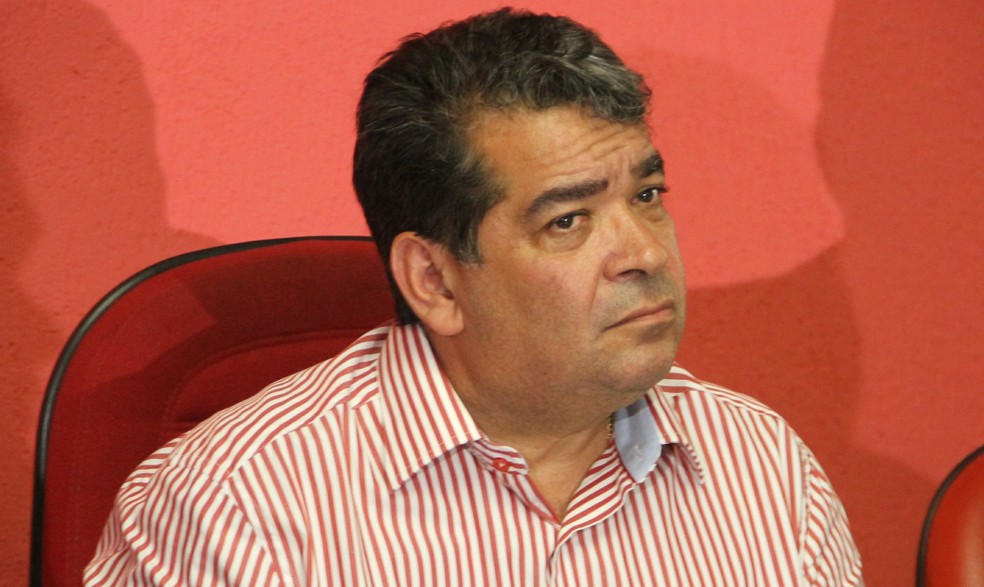 Presidente da FederaÃ§Ã£o Paraibana de Futebol, Amadeu Rodrigues Ã© investigado por supostamente ter envolvimento com esquema de corrupÃ§Ã£o no futebol local (Foto: Cisco Nobre / GloboEsporte.com)
