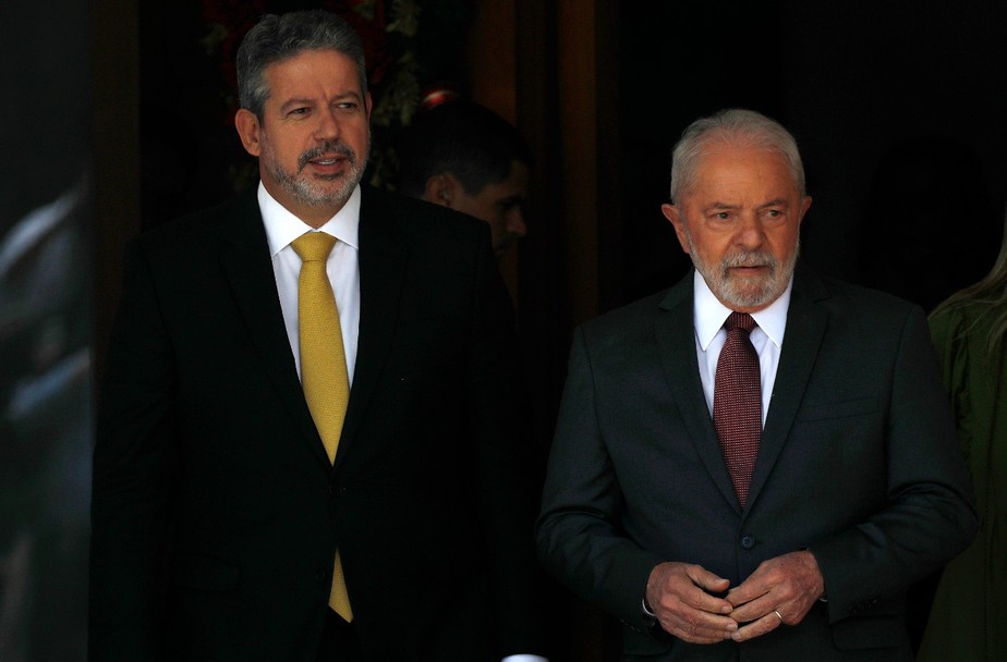Lula e o presidente da Câmara, Arthur Lira (PP-AL) 09/11/2022