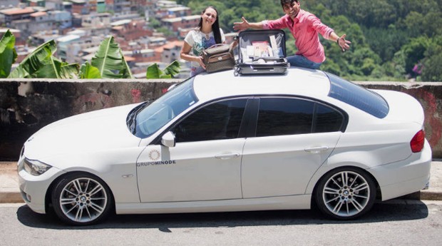 Aurion e Vânia, consultores da Hinode: vendas em uma BMW (Foto: Estadão Conteúdo)