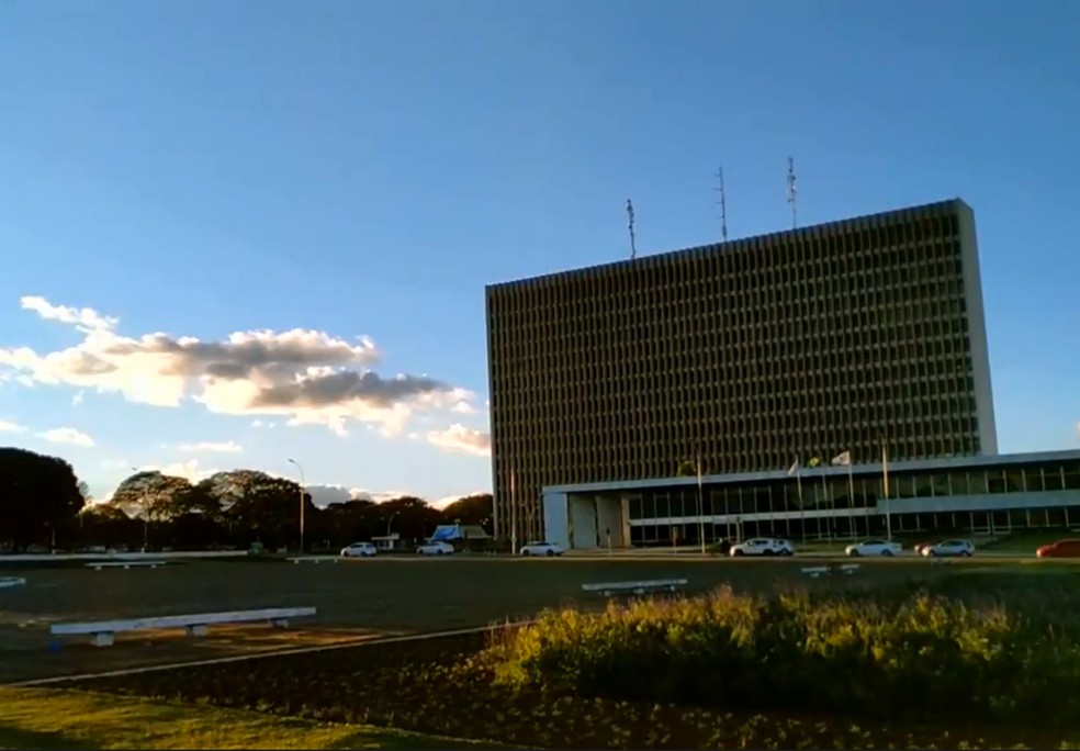 Palácio do Buriti, em Brasília. — Foto: TV Globo/Reprodução