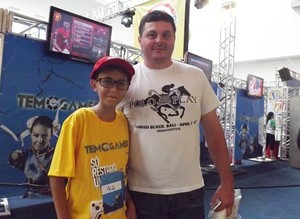 Bruno Correia é um dos caçulas do TEM Games 2014 em Rio Preto (Foto: Marcos Lavezo)
