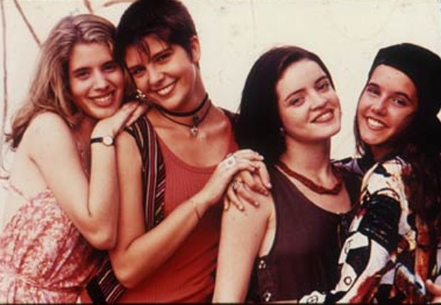 Daniele Valente, Georgiana Góes, Deborah Secco e Maria Mariana estrelaram Confissões de Adolescente na TV (Foto: Divulgação/TV Cultura)
