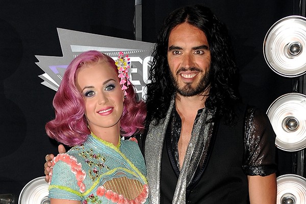 Katy Perry e Russell Brand (Foto: Getty Images)