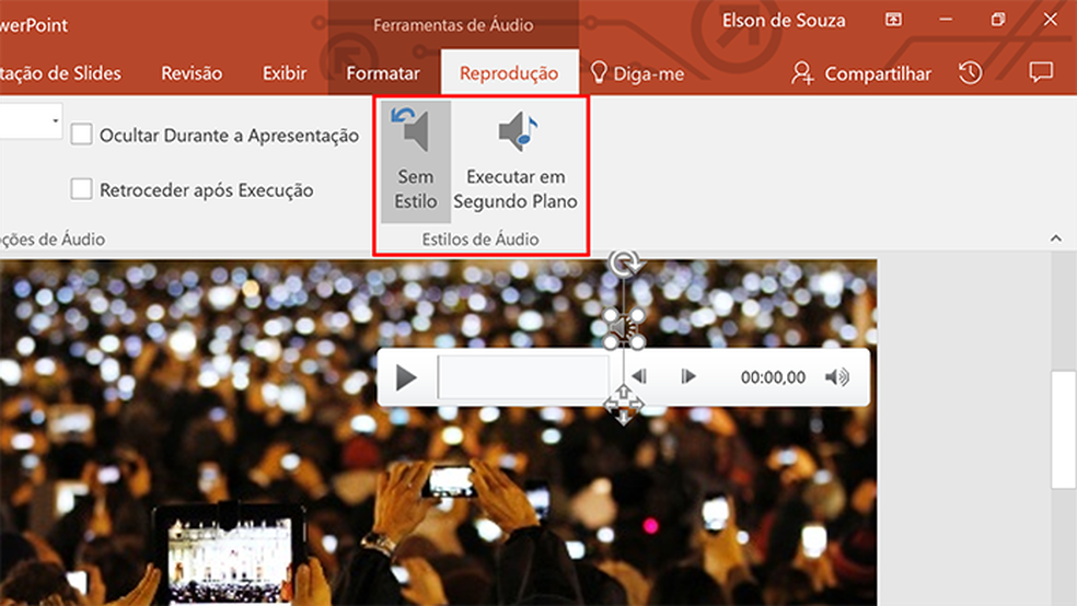 Como criar uma apresentação de slides com efeitos sonoros no PowerPoint