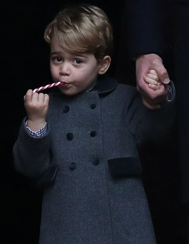Príncipe George no Natal de 2016 (Foto: Getty Images)