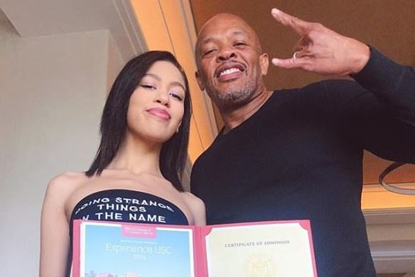Dr. Dre e a filha, Truly (Foto: Reprodução Instagram )