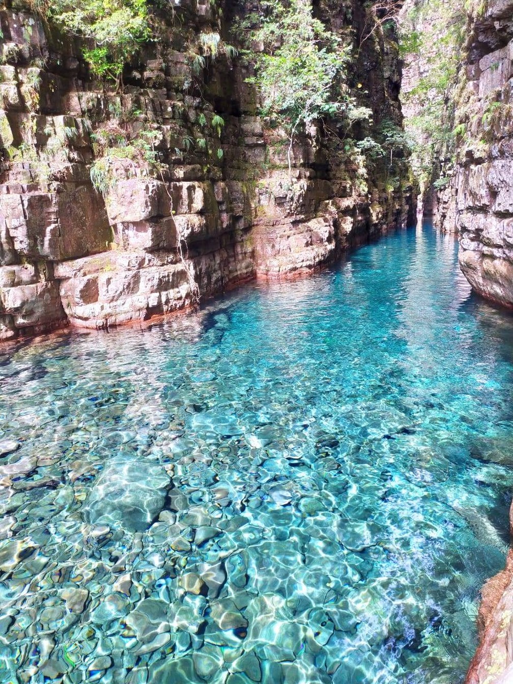 Cânion em Vila Bela da Santíssima Trindade (MT) — Foto: Luana Samaia Neves de Souza