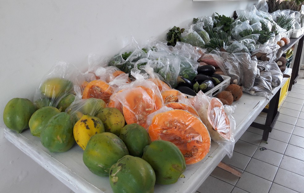 Diversidade de produtos orgânicos e facilidade na entrega fazem com que clientes alagoanos busquem por serviços delivery — Foto: Thamires Ribeiro/G1