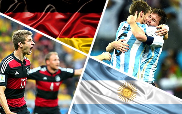 Alemanha enfrenta a Argentina no domingo, no Maracanã; encerramento da Copa do Mundo começa às 14h10 (Foto: globoesporte.com)